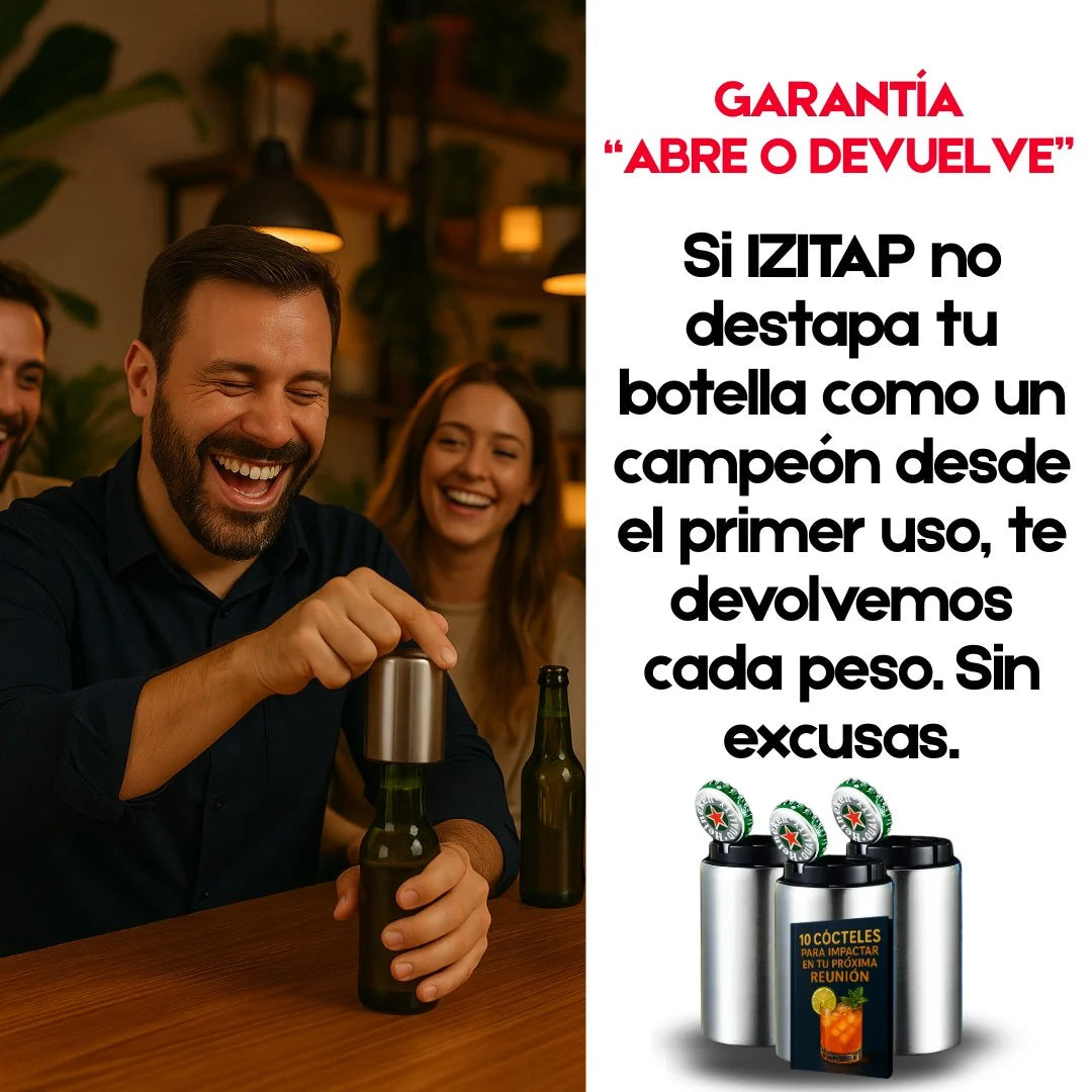 IZITAP® Destapador de Botellas Magnetico