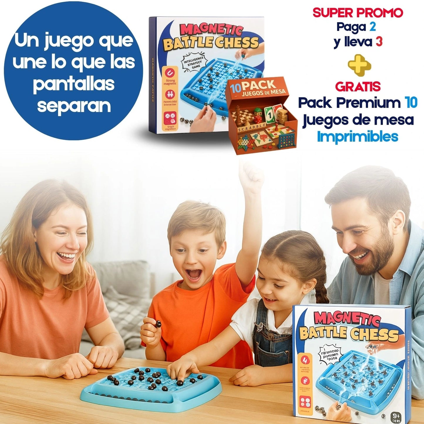 Juego Bolas MAGNETIC BATTLE CHESS
